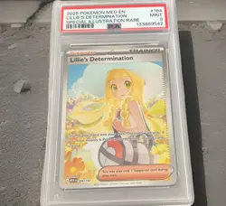 2025 POKEMON MEG SPECIAL ILLUSTRATION RARE #184 LILLIE'S DETERMINATION PSA 9 - Image 3