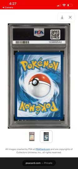 2025 POKEMON MEG SPECIAL ILLUSTRATION RARE #184 LILLIE'S DETERMINATION PSA 9 - Image 5