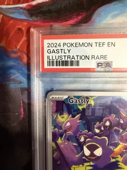 Pokemon Gastly SV05: Temporal Forces 177/162 Illustration Rare Holo PSA 9 - Image 2