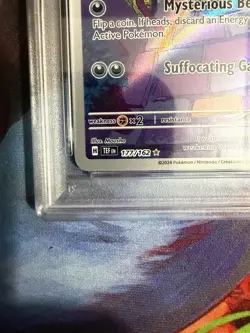 Pokemon Gastly SV05: Temporal Forces 177/162 Illustration Rare Holo PSA 9 - Image 5