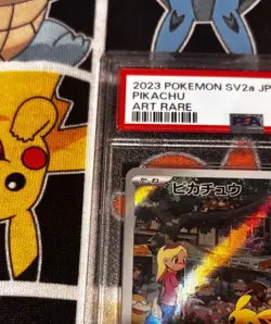 Pokemon Pikachu 173/165 Card 151 Holo PSA 10 Gem Mint (Japanese) - Image 3