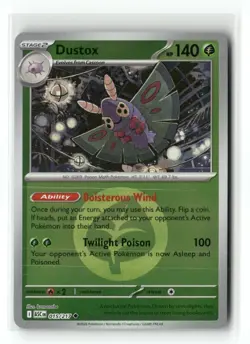 Dustox - 015/217 (Energy Symbol ) ME: Ascended Heroes Pokemon Reverse Holo NM - Image 1