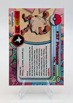 2000 Topps Chrome Pokemon: Primeape #57 - NM - Image 2