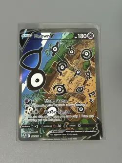 Unown V 177/195 Silver Tempest Alternate Art Pokemon Card NM English - Image 1