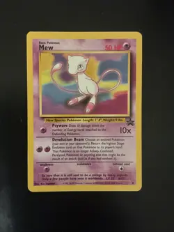 Pokemon Mew Vintage Black Star Promo Card 08/53 Wotc Regular 1999-2000 - Image 1