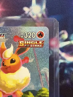 1x Flareon VMAX Alt Art SWSH180 Black Star Promo MINT Pokemon - Image 3