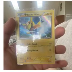 Pokemon Pikachu Libre XY Trainer Kit 30/30 80 HP Common Holo Basic English - Image 1