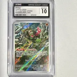 Okidogi Pokemon TCG Sv: Shrouded Fable 2024 074/064 Holo IR CGC 10 - Image 1