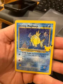 Pokemon Celebrations 64/64 Shining Magikarp 25th anniversary NM - Image 1