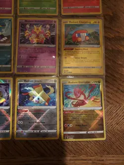 16 Radiant Rare Full Set Complete Pokemon Collection Charizard Blastoise Eevee - Image 5