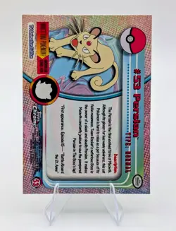2000 Topps Chrome Pokemon: Persian #53 - NM - Image 2