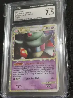 Pokemon TCG CGC 7.5 Slowking (2010) Undaunted 85/90 Holo - Image 1