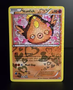 Pokemon TCG - STUNFISK - RC12 - RADIANT HOLO - LEGENDARY TREASURES 2013 - LP/NM - Image 1