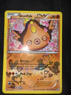 NEAR MINT Stunfisk RC12/RC25 Radiant Collection Pokemon Legendary Treasures - Image 1