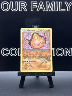 2013 STUNFISK RC12/RC25 Legendary Treasures Pokemon Radiant Collection HOLO - Image 1