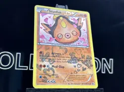 2013 STUNFISK RC12/RC25 Legendary Treasures Pokemon Radiant Collection HOLO - Image 4