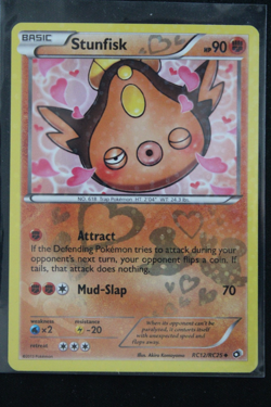 Stunfisk - Holo #RC12/RC25 Pokemon Legendary Treasures Radiant Collection LP - Image 1