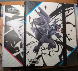 Pokemon Black Bolt & White Flare Binder ONLY Set - BOTH Brand New - Image 1
