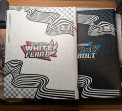 Pokemon Black Bolt & White Flare Binder ONLY Set - BOTH Brand New - Image 2