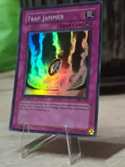 1st Edition Holo ☄ YuGiOh TRAP JAMMER Super Rare * IOC-110 * NM/VLP - Image 1