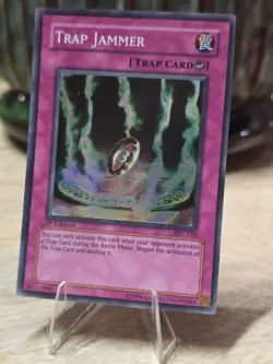1st Edition Holo ☄ YuGiOh TRAP JAMMER Super Rare * IOC-110 * NM/VLP - Image 2