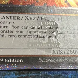 Yugioh! TCG - Number 11: Big Eye - Quarter Century Secret Rare - RA04-EN062 - Image 3