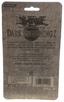 Konami YuGiOh Dark Beginning 2 Sealed Blister Playing Cards Pack 13 Cards Rare - Image 2