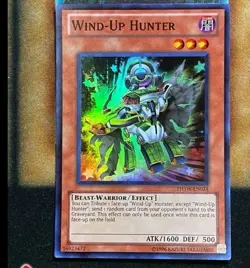 Yugioh Wind-Up Hunter PHSW-EN024 Super Rare LP PRICE DROPPED! - Image 1