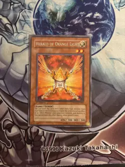(YcL) YUGIOH Herald of Orange Light TDGS-EN082 1st edition Rare Light-played - Image 1