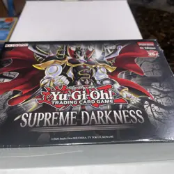 SUPREME DARKNESS YUGIOH SEALED BOX 1ST EDITION FOUR 9 CARD PACKS 1 EXCL TOKEN - Image 2