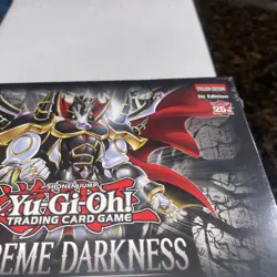SUPREME DARKNESS YUGIOH SEALED BOX 1ST EDITION FOUR 9 CARD PACKS 1 EXCL TOKEN - Image 5