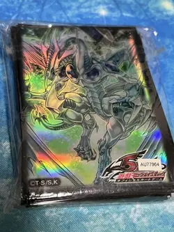 YuGiOh Stardust Sleeve Set 40 Count Used Condition Trading Card - Image 1