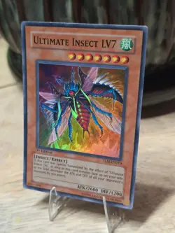 1st Edition Holo ☄ YuGiOh ULTIMATE INSECT LV7 Super Rare * TLM-EN010 * NM - Image 1