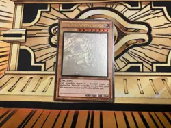 Blue-Eyes White Dragon GLD5-EN001 Limited Edition Ghost Rare NM Yugioh Card 2/2 - Image 1