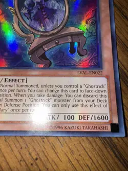 Yugioh Ghostrick Mary LVAL-EN022 Super Rare 1st Ed NM - Image 2