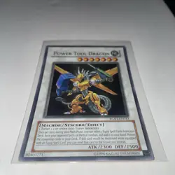POWER TOOL DRAGON YUGIOH ULTRA RARE HOLO SYNCHRO RGBT - Image 2