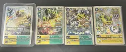 Digimon Card Same-Day Anonymous Boutmont Area Qualifier Set Of 4 Promo Par Japan - Image 1