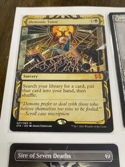 Magic the Gathering Eternal Might Precon - UPGRADED - MTG - Demonic Tutor Etc - Image 1
