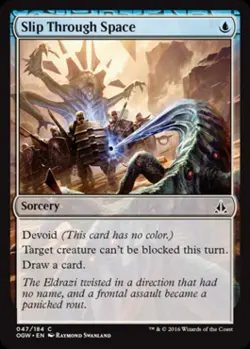 Slip Through Space - Light Play MTG Oath of the Gatewatch - Image 1