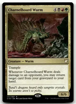 Charnelhoard Wurm - Commander 2018 MTG Moderately Played - Image 1