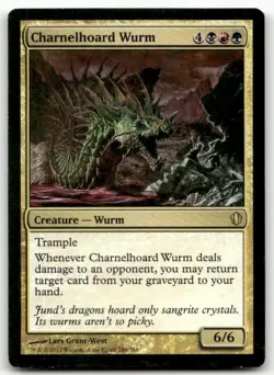 Charnelhoard Wurm - Commander 2013 MTG Heavily Played - Image 1