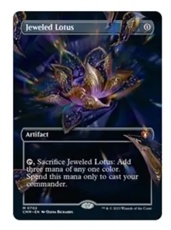Jeweled Lotus (Borderless) NM Normal Commander Masters MTG - Image 1