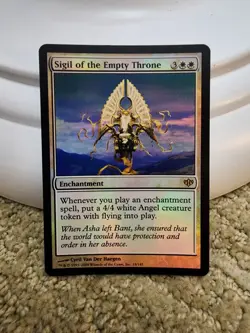 Sigil of the Empty Throne x1 Conflux #18/145 FOIL 2009 NM MTG - Image 1