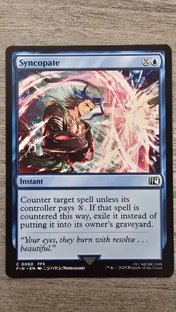 x4 Syncopate (C) #80 FINAL FANTASY MTG NM - Image 1