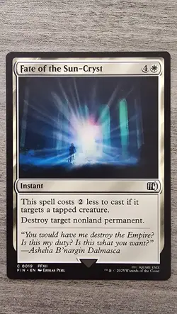 x4 Fate of the Sun-Cryst (C) #19 FINAL FANTASY MTG NM - Image 1