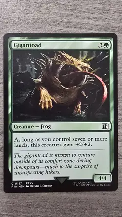 x4 Gigantoad (C) #187 FINAL FANTASY MTG NM - Image 1