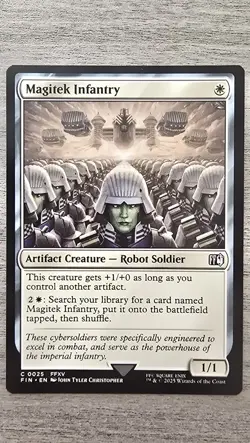 x4 Magitek Infantry (C) #25 FINAL FANTASY MTG NM - Image 1