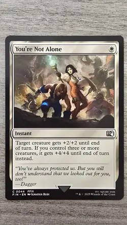 x4 You're Not Alone (C) #44 FINAL FANTASY MTG NM - Image 1