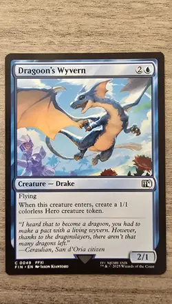 x4 Dragoon's Wyvern (C) #49 FINAL FANTASY MTG NM - Image 1