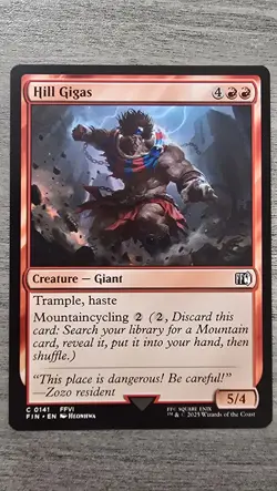 x4 Hill Gigas (C) #141 FINAL FANTASY MTG NM - Image 1